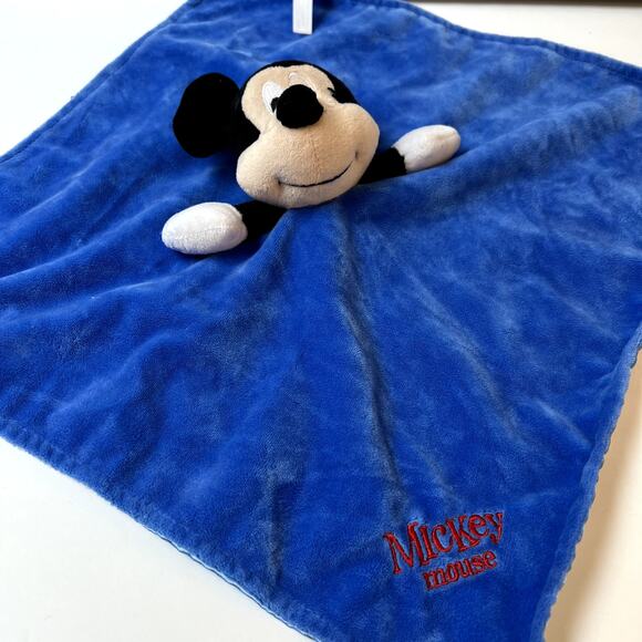 Disney Baby Other - Disney Baby Mickey Mouse Plush Blue Lovey, Security Blanket